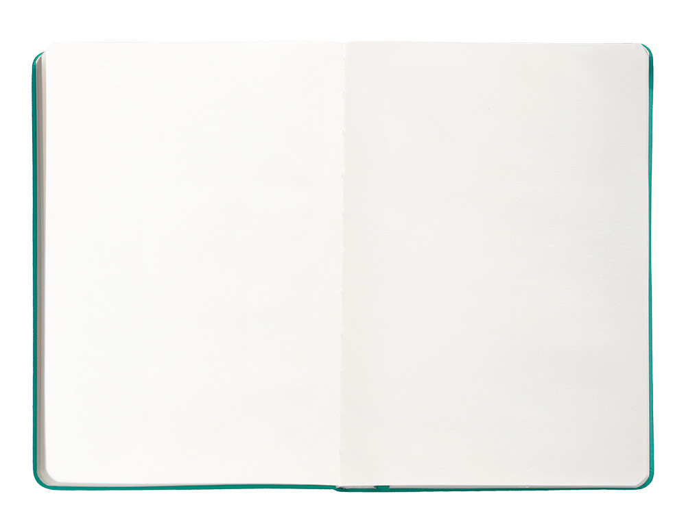 CADERNO COM ELASTICO ANTARTIK NOTES CAPA DURA A5 LISO TURQUESA 100 FOLHAS 80 GR FSC