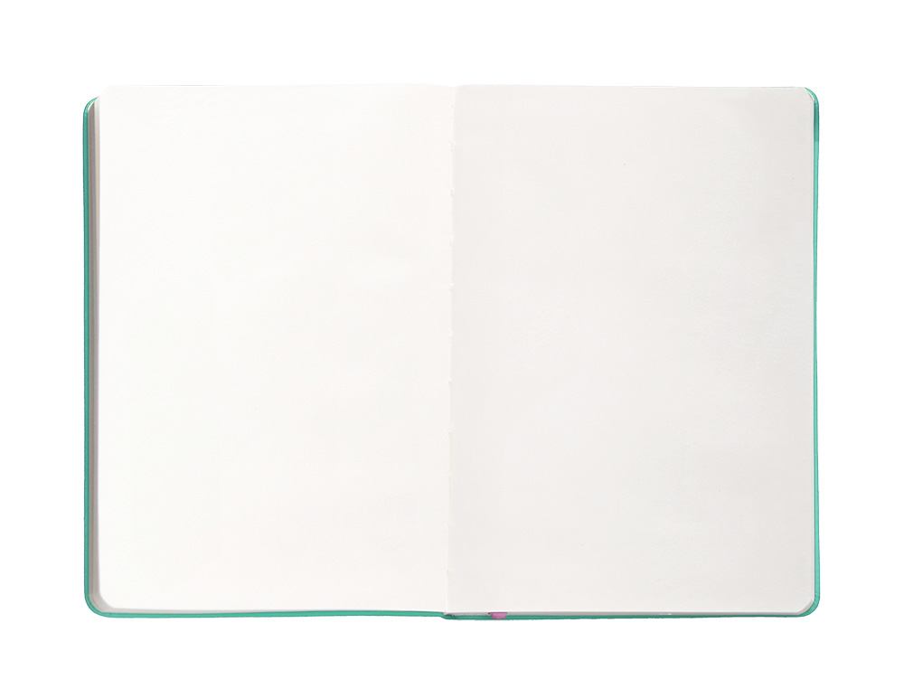 CADERNO COM ELASTICO ANTARTIK NOTES CAPA DURA A4 LISO ROSA E TURQUESA 100 FOLHAS 80 GR FSC