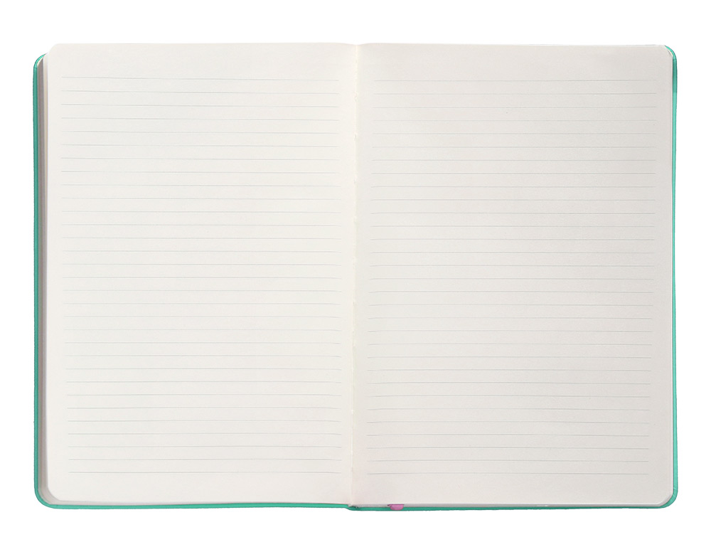 CADERNO COM ELASTICO ANTARTIK NOTES CAPA DURA A5 QUADRICULADO ROSA E TURQUESA 100 FOLHAS 80 GR FSC