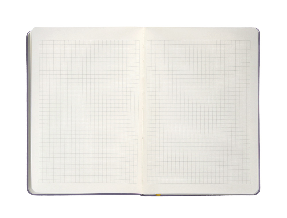 CADERNO COM ELASTICO ANTARTIK NOTES CAPA DURA A4 QUADRICULADO ROXO E AMARELO 100 FOLHAS 80 GR FSC