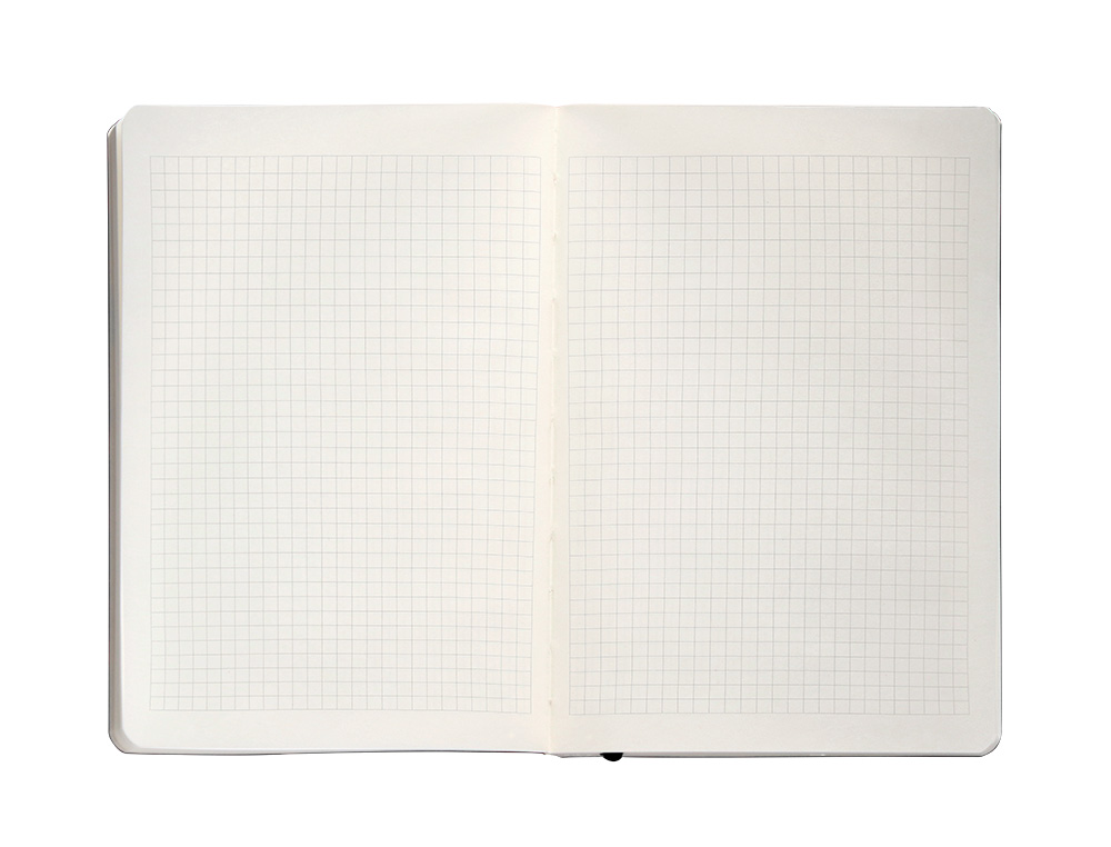 CADERNO COM ELASTICO ANTARTIK NOTES CAPA MOLE A5 QUADRICULADO PRETO 80 FOLHAS 80 GR FSC