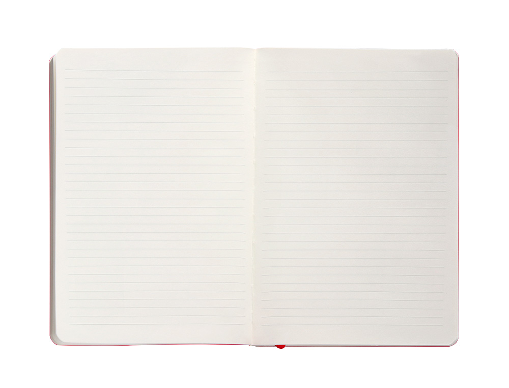 CADERNO COM ELASTICO ANTARTIK NOTES CAPA MOLE A5 PAUTADO VERMELHO 80 FOLHAS 80 GR FSC