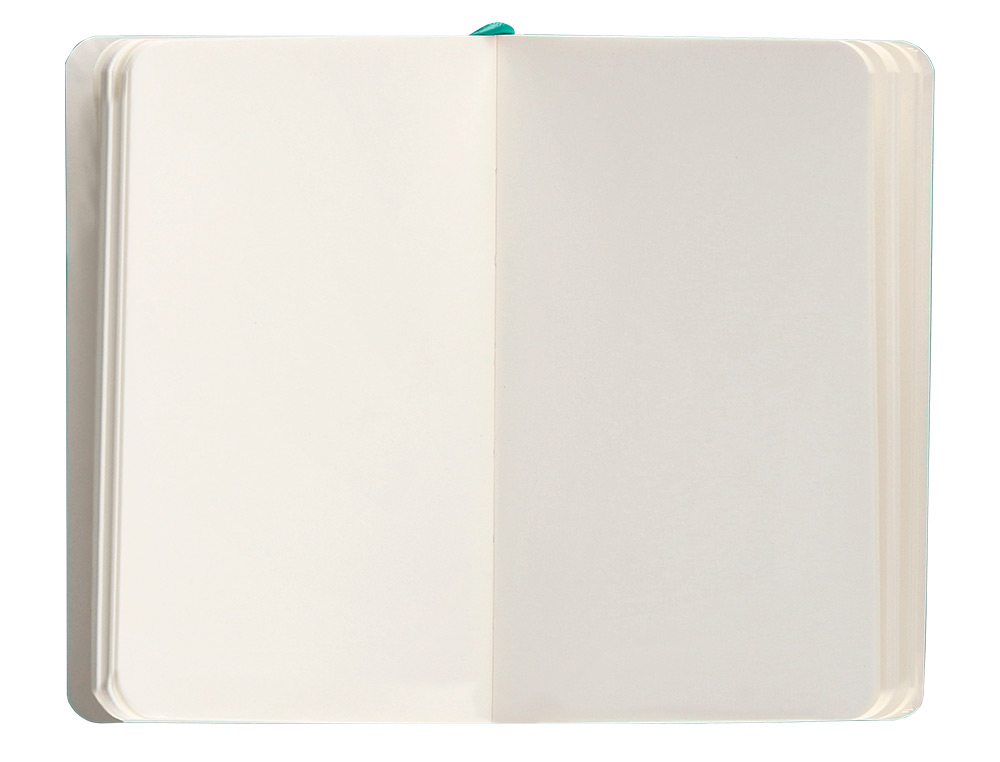 CADERNO COM ELASTICO ANTARTIK NOTES CAPA MOLE A6 LISO TURQUESA 100 FOLHAS 80 GR FSC