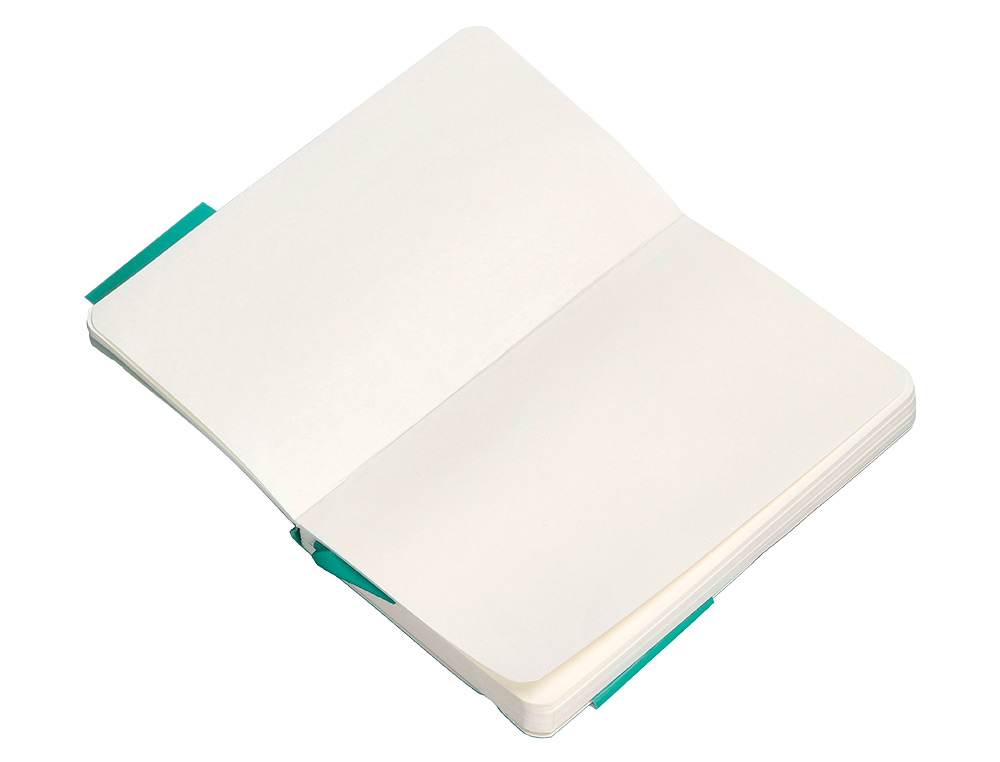 CADERNO COM ELASTICO ANTARTIK NOTES CAPA MOLE A6 LISO TURQUESA 100 FOLHAS 80 GR FSC