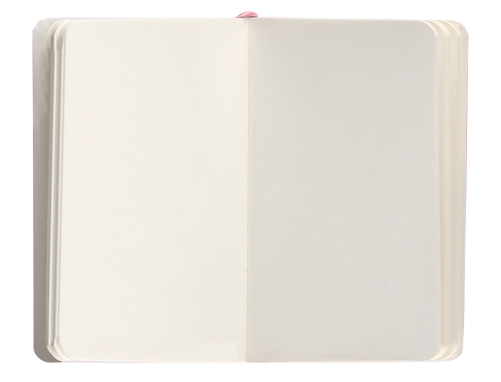 CADERNO COM ELASTICO ANTARTIK NOTES CAPA MOLE A6 LISO ROSA PASTEL 100 FOLHAS 80 GR FSC