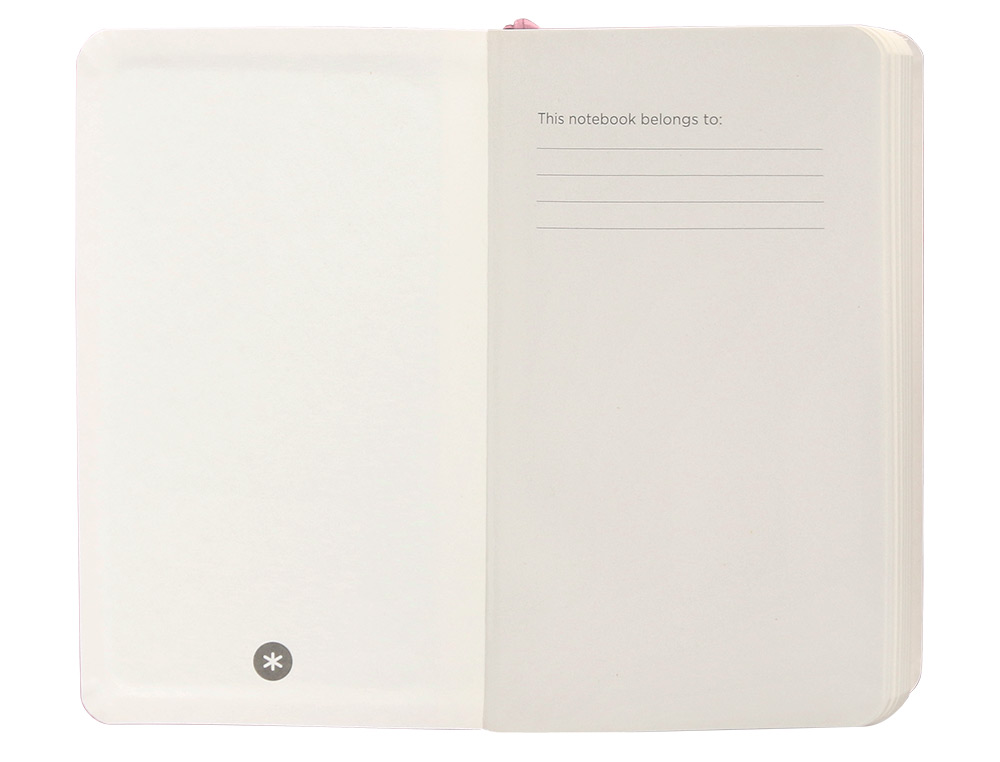 CADERNO COM ELASTICO ANTARTIK NOTES CAPA MOLE A6 LISO ROSA PASTEL 100 FOLHAS 80 GR FSC