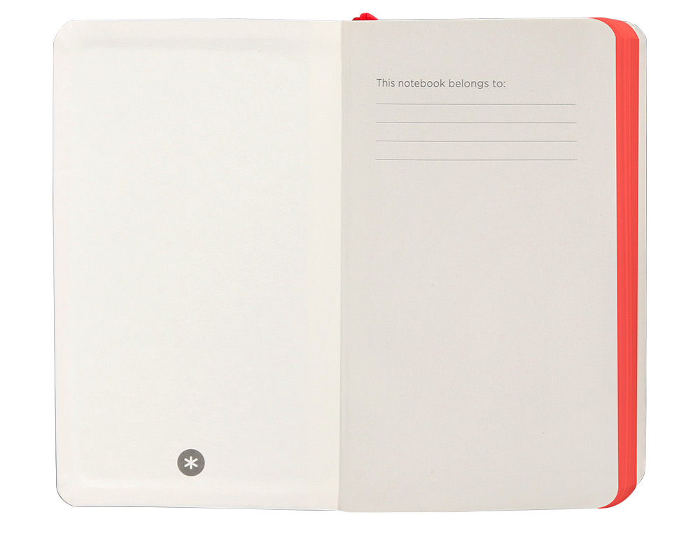 CADERNO COM ELASTICO ANTARTIK NOTES CAPA MOLE A6 QUADRICULADO PRETO E VERMELHO 100 FOLHAS 80 GR FSC