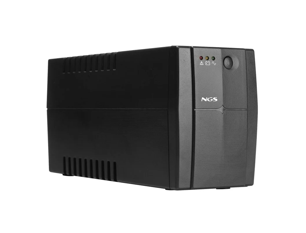 SAI NGS FORTRESS 1200 V3 BATERIA 800 VA COM 2 TOMADAS CORRENTE SCHUKO PLUG OFF LINE UPS 480W FUNCAO AVR