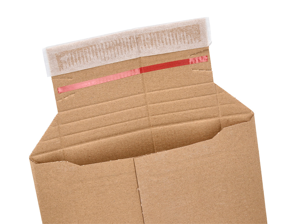 ENVELOPE PARA ENVIOS Q-CONNECT CARTAO 100% RECICLADO E RECICLAVEL FECHO AUTOADESIVO 252X167X72 MM COR KRAFT