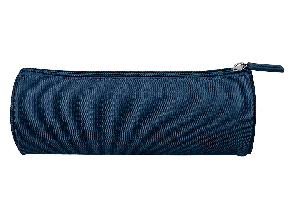 ESTOJO ESCOLAR LIDERPAPEL CILINDRICO LARGO 210X70 MM AZUL MARINHO