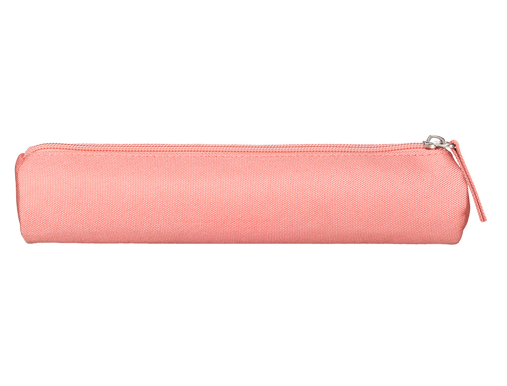 ESTOJO ESCOLAR LIDERPAPEL CILINDRICO ESTREITO 220X45 MM ROSA