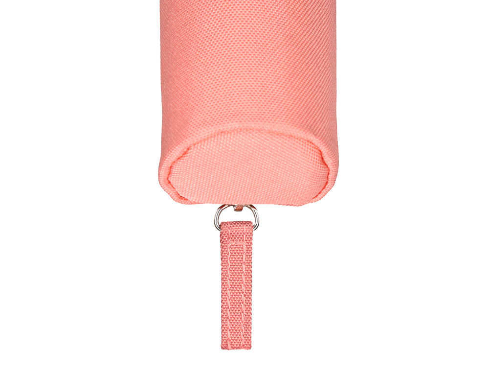ESTOJO ESCOLAR LIDERPAPEL CILINDRICO ESTREITO 220X45 MM ROSA