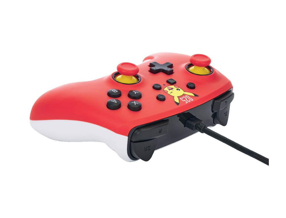 COMANDO POWER A COM CABO PARA NINTENDO SWITCH LAUGHING PIKACHU