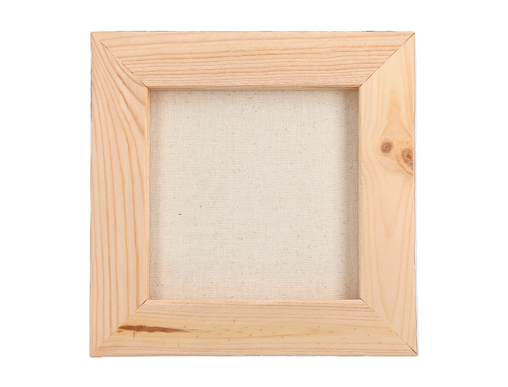 TELA DE PINTURA LIDERCOLOR LENCO AGRAFADO LATERAL ALGODAO 100% 12X12 CM