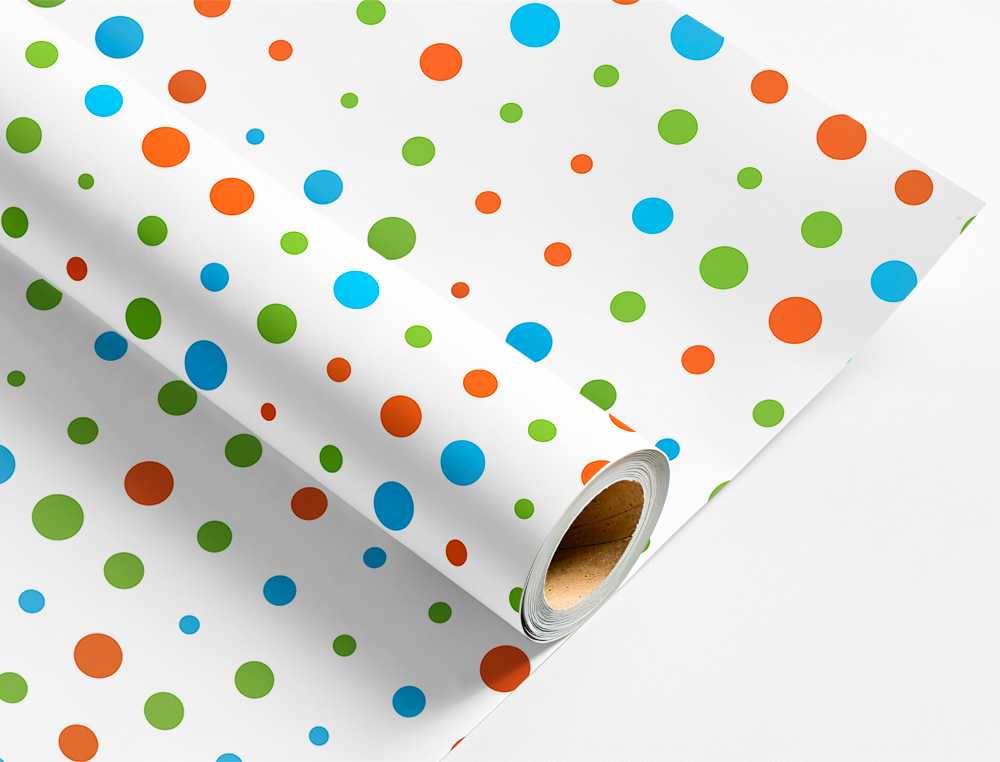 PAPEL FANTASIA LIDERPAPEL TODO ANO ROLO LARGURA 70 CM COMPRIMENTO 2 MT GRAMAGEM 60 GR DESENHOS SORTIDOS C-2024