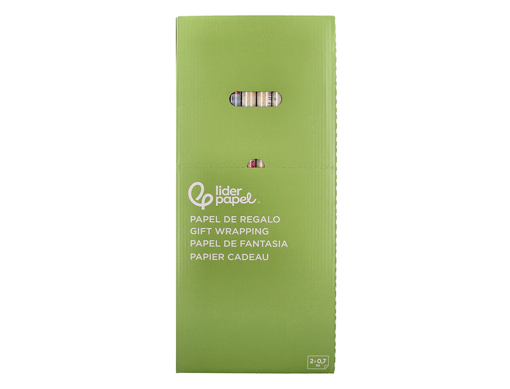PAPEL FANTASIA LIDERPAPEL TODO ANO ROLO LARGURA 70 CM COMPRIMENTO 2 MT GRAMAGEM 60 GR DESENHOS SORTIDOS C-2024