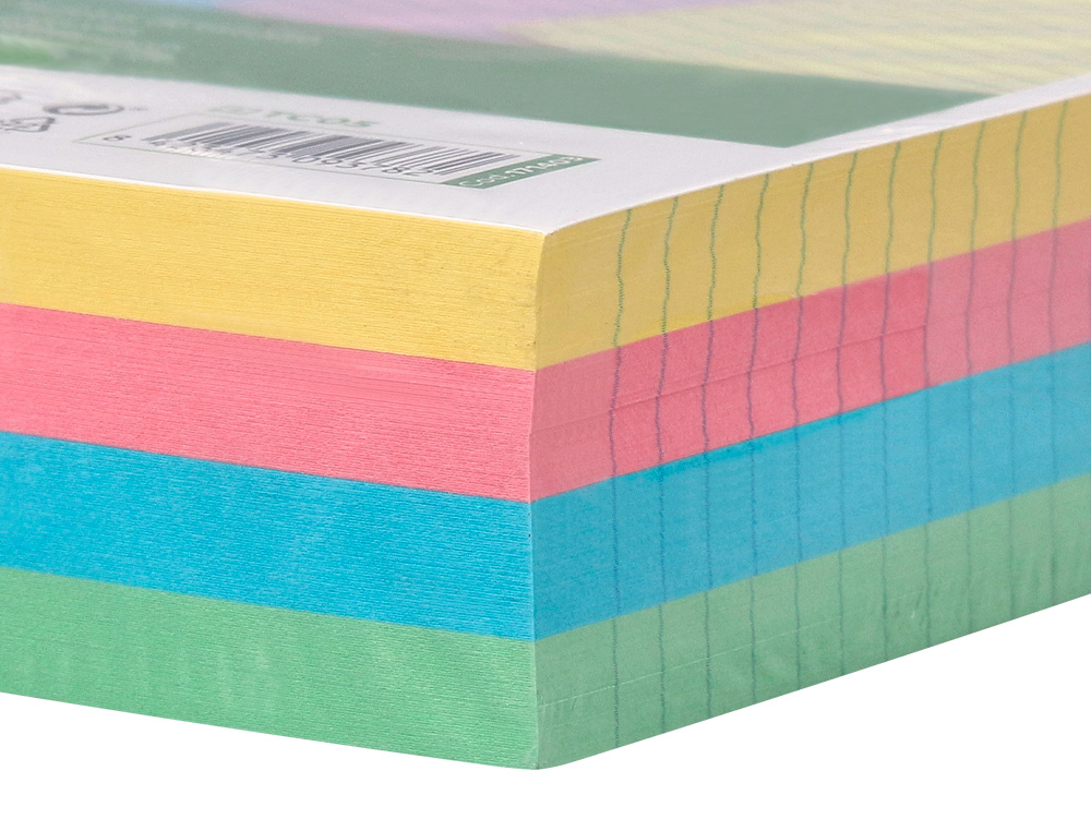 CARTAO LIDERPAPEL PARA ESTUDAR PAUTADO CARTOLINA DE CORES 180 GR 125X200MM EMBALAGEM DE 200 UNIDADES