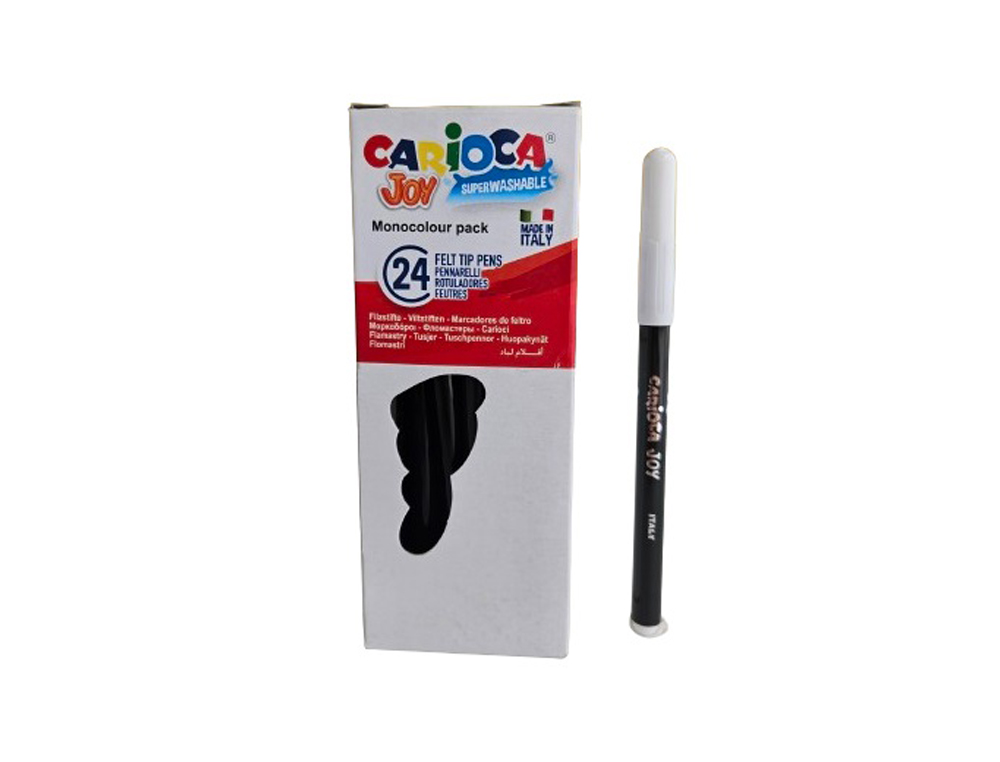 MARCADOR CARIOCA JOY PONTA FINA 2,8 MM LAVAVEL COR PRETO