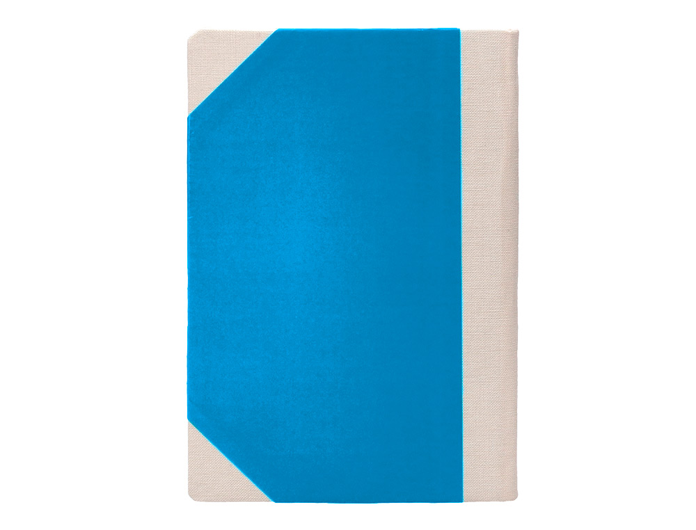 LIVRO DE CARTAO COSIDO FERNANDES FLECHA DIN A5+ PAUTADO 50 FOLHAS 100 GR AZUL