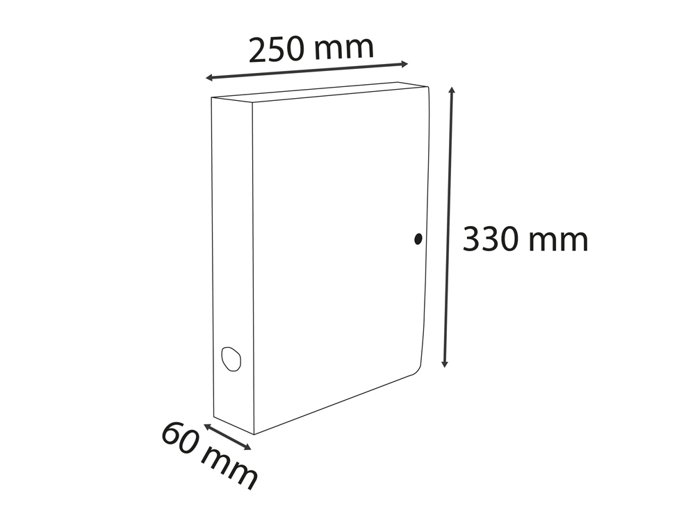 CAPA PARA PROJETOS EXACOMPTA SKANDI POLIPROPILENO RECICLADO DIN A4 LOMBADA 60MM FECHO COM PRESSAO CORES SORTIDAS