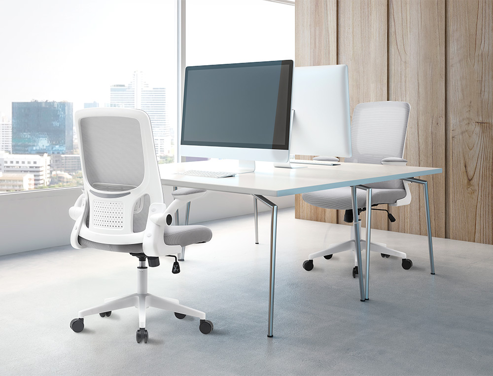 CADEIRA DE ESCRITORIO Q-CONNECT ALBA MALHA BASE METALICA ALT MAX 1110 LARG 610 PROF 580 RODAS PREMIUM COR CINZA