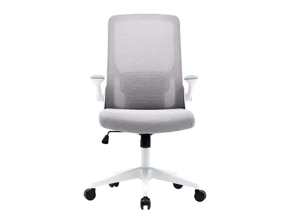 CADEIRA DE ESCRITORIO Q-CONNECT ALBA MALHA BASE METALICA ALT MAX 1110 LARG 610 PROF 580 RODAS PREMIUM COR CINZA