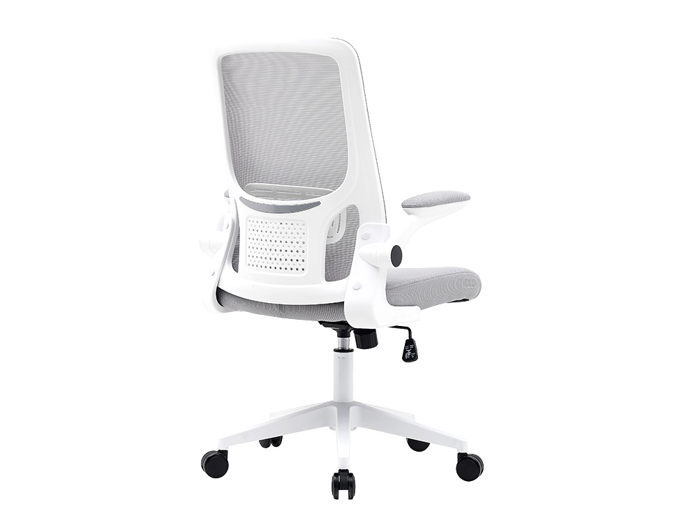 CADEIRA DE ESCRITORIO Q-CONNECT ALBA MALHA BASE METALICA ALT MAX 1110 LARG 610 PROF 580 RODAS PREMIUM COR CINZA