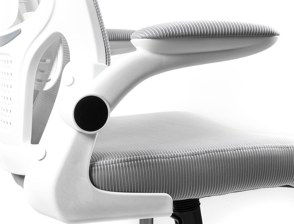 CADEIRA DE ESCRITORIO Q-CONNECT ALBA MALHA BASE METALICA ALT MAX 1110 LARG 610 PROF 580 RODAS PREMIUM COR CINZA