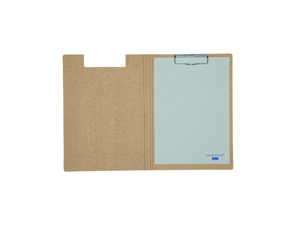 PORTA NOTAS MAUL BALANCE DIN A4 CARTAO REFORCADO 3 MM COM PINCA COR KRAFT