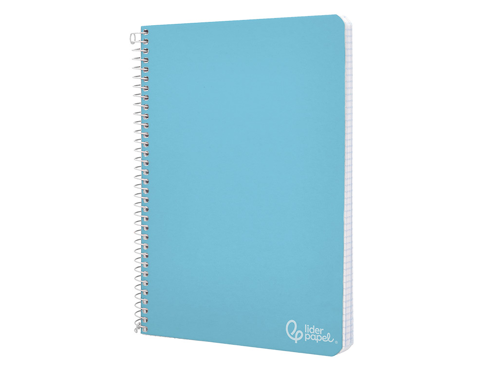 CADERNO ESPIRAL LIDERPAPEL WITTY DIN A4 CAPA DURA 80F 90GR LISO SEM MARGEM CORES SORTIDAS