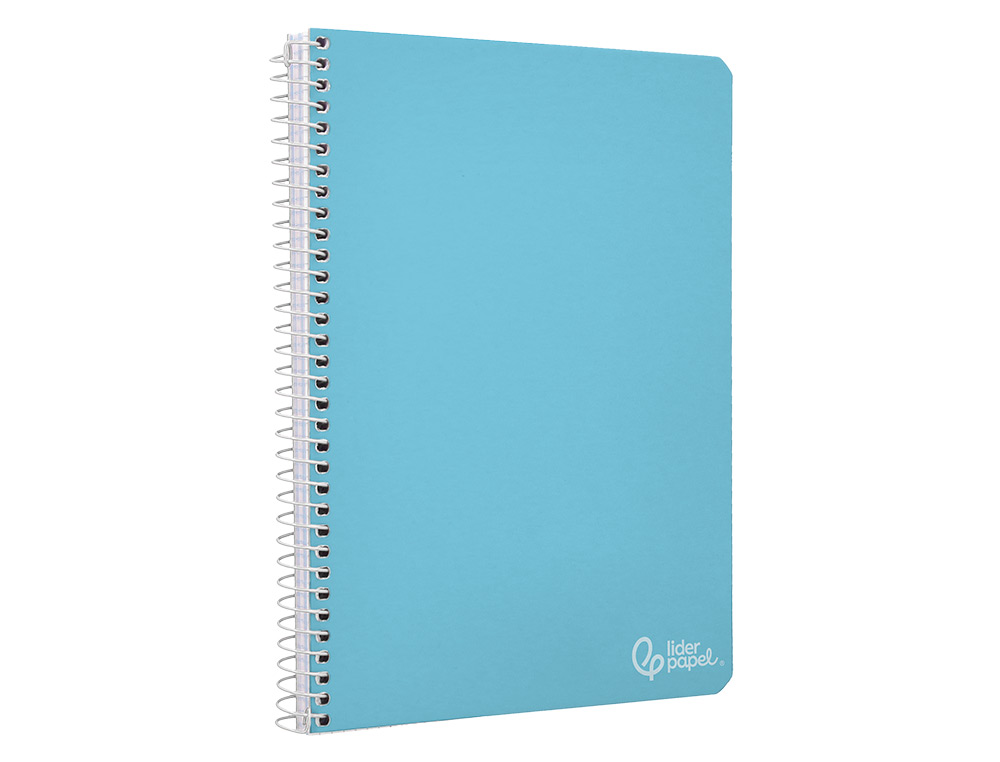 CADERNO ESPIRAL LIDERPAPEL WITTY DIN A4 CAPA DURA 80F 90GR LISO SEM MARGEM CORES SORTIDAS