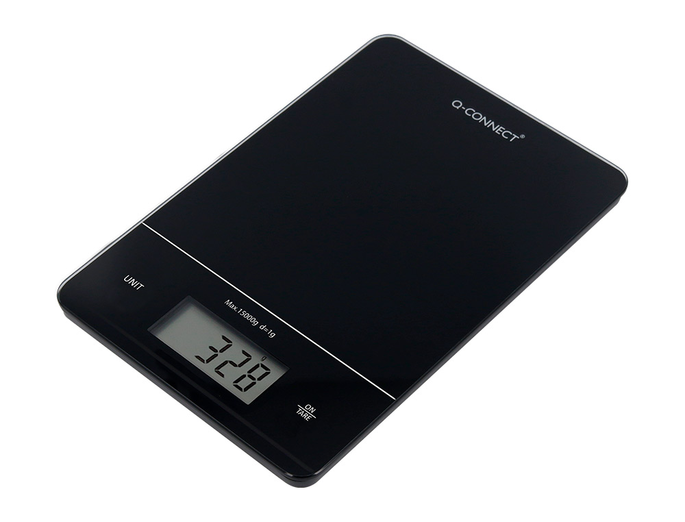 BALANCA PRECISAO Q-CONNECT DIGITAL COM ECRA LCD PRECISAO 1 GR CAPACIDADE DE 5 GR A 15 KG 240X170X17,5MM