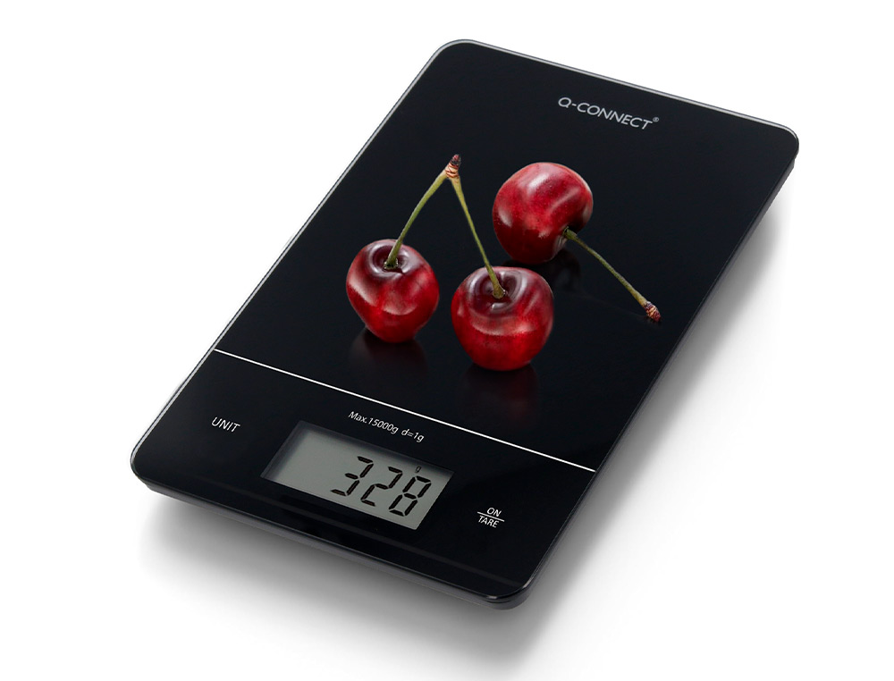 BALANCA PRECISAO Q-CONNECT DIGITAL COM ECRA LCD PRECISAO 1 GR CAPACIDADE DE 5 GR A 15 KG 240X170X17,5MM