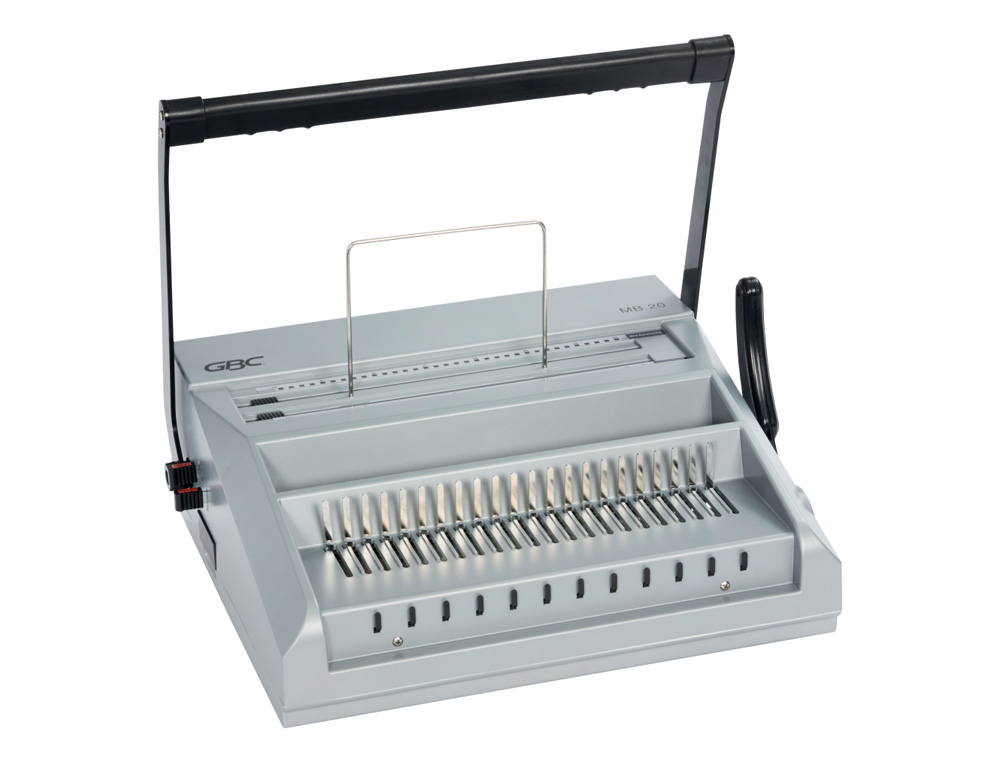 ENCADERNADORA PARA ESPIRAL GBC MULTIBIND MB20 PERFURA 20 FOLHAS TAMANHO A4 ENCADERNA 500 FOLHAS