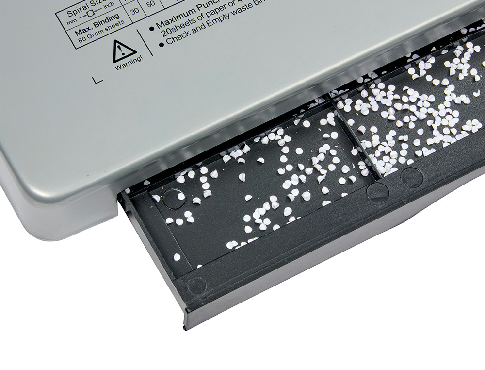 ENCADERNADORA PARA ESPIRAL GBC MULTIBIND MC59 PERFURA 20 FOLHAS TAMANHO A4 ENCADERNA 450 FOLHAS