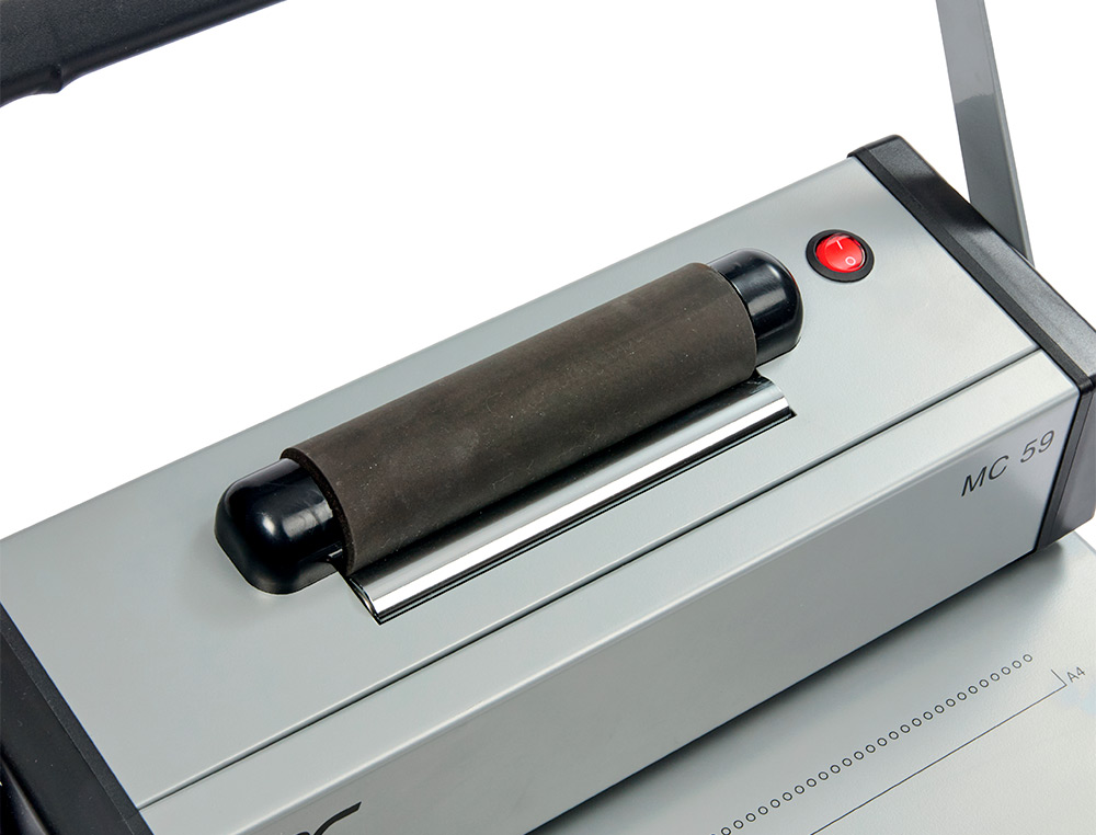 ENCADERNADORA PARA ESPIRAL GBC MULTIBIND MC59 PERFURA 20 FOLHAS TAMANHO A4 ENCADERNA 450 FOLHAS