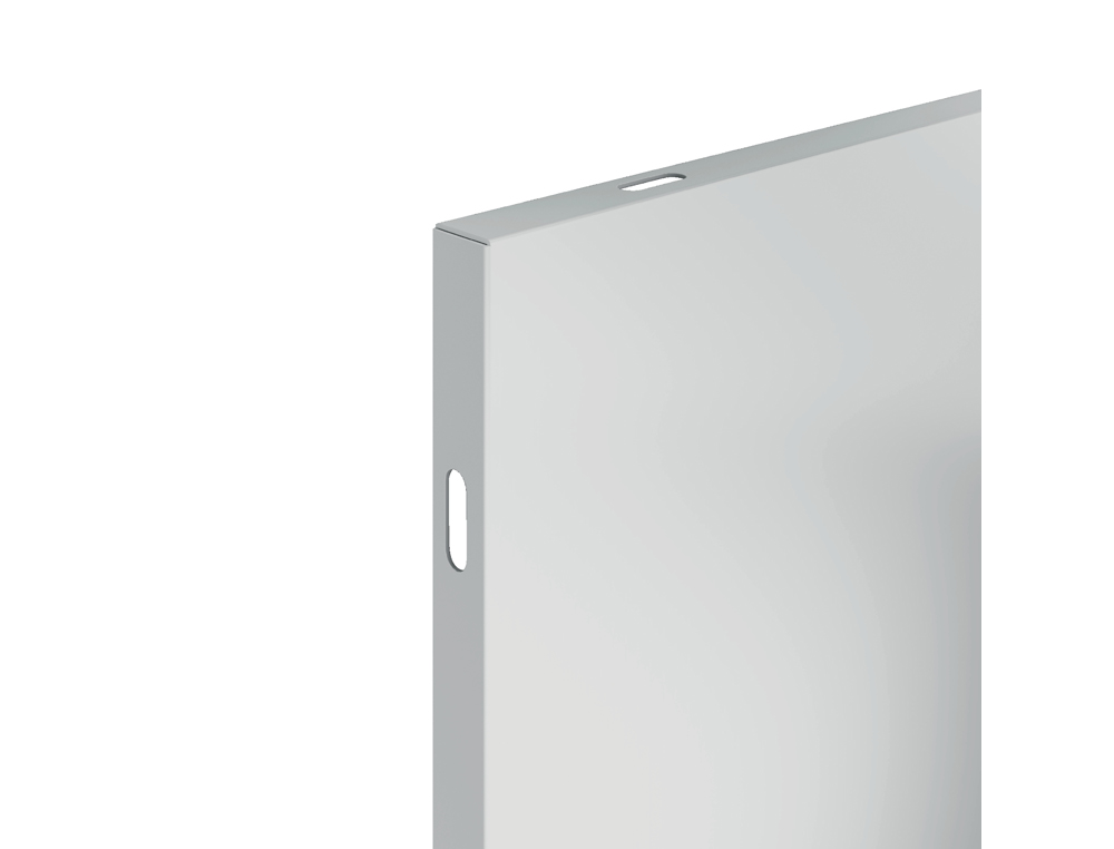 QUADRO BRANCO NOBO INFINITY SEM MOLDURA ACO LACADO MAGNETICO 1200X900 MM