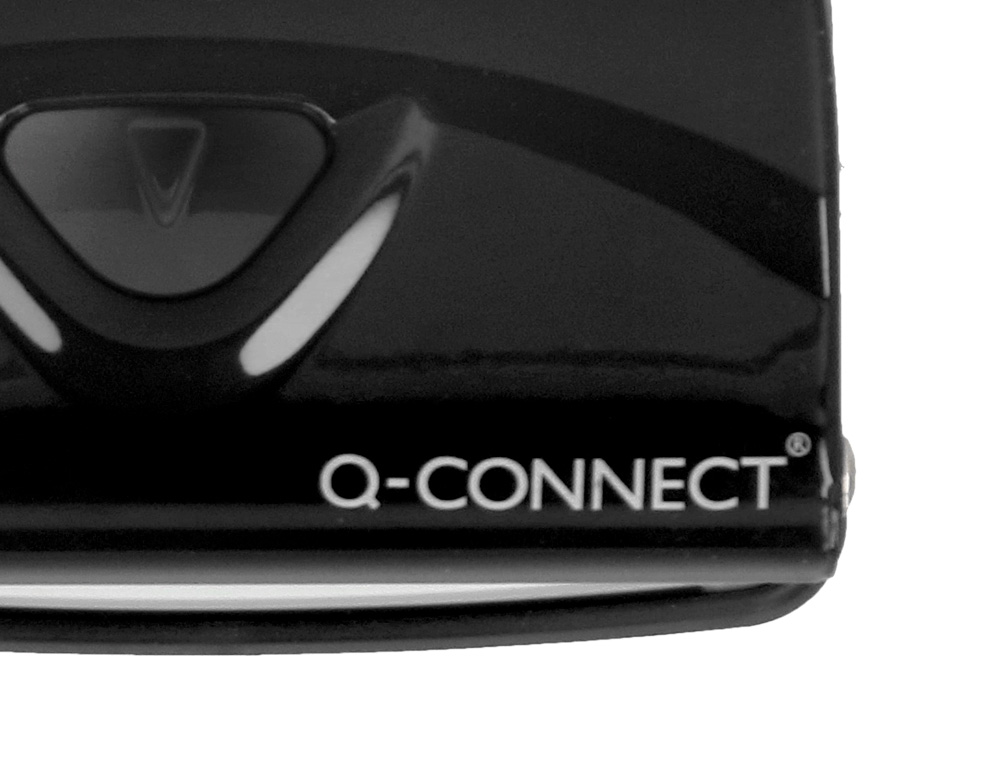 FURADOR Q-CONNECT KF14214 PRETO ABERTURA 1 MM CAPACIDADE 10 FOLHAS