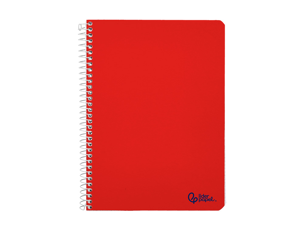 CADERNO ESPIRAL LIDERPAPEL SMART MICRO DIN A4 CAPA SUAVE 80 F 75GR QUADRICULA 5MM DUPLA MARGEM 4 FUROS CORES SORTIDAS