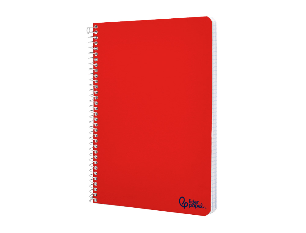 CADERNO ESPIRAL LIDERPAPEL SMART MICRO DIN A4 CAPA SUAVE 80 F 75GR QUADRICULA 5MM DUPLA MARGEM 4 FUROS CORES SORTIDAS