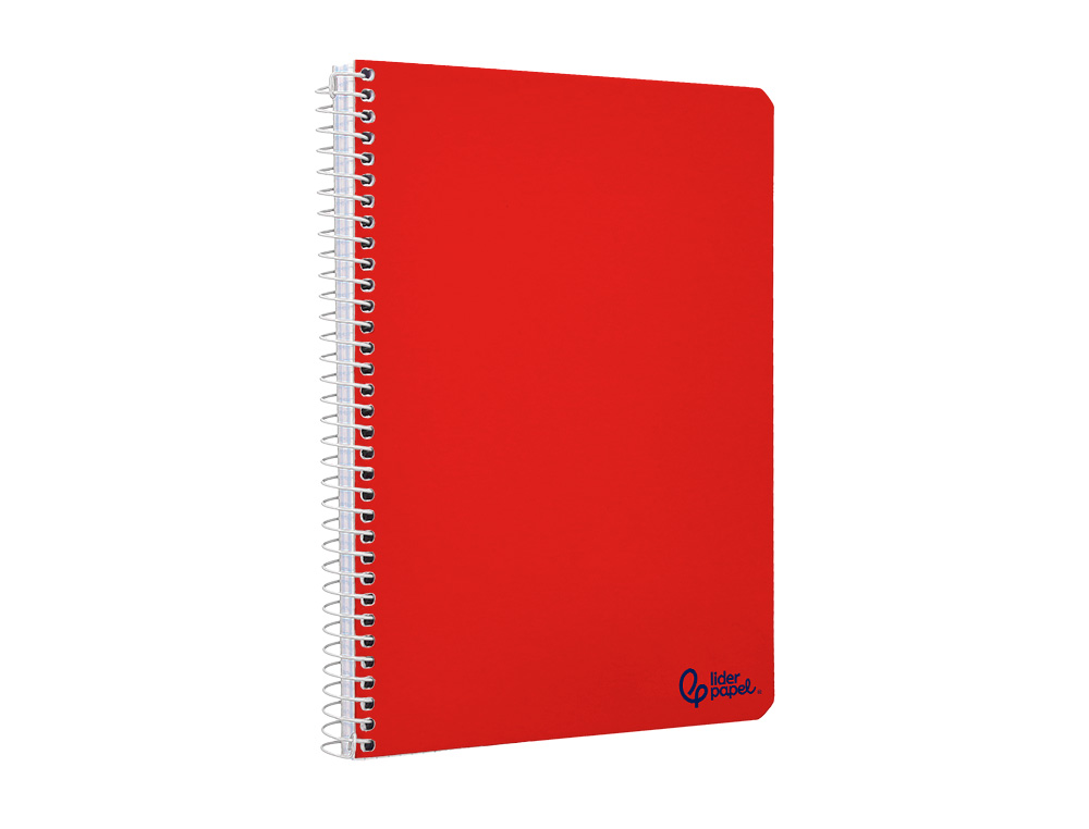 CADERNO ESPIRAL LIDERPAPEL SMART MICRO DIN A4 CAPA SUAVE 80 F 75GR QUADRICULA 5MM DUPLA MARGEM 4 FUROS CORES SORTIDAS