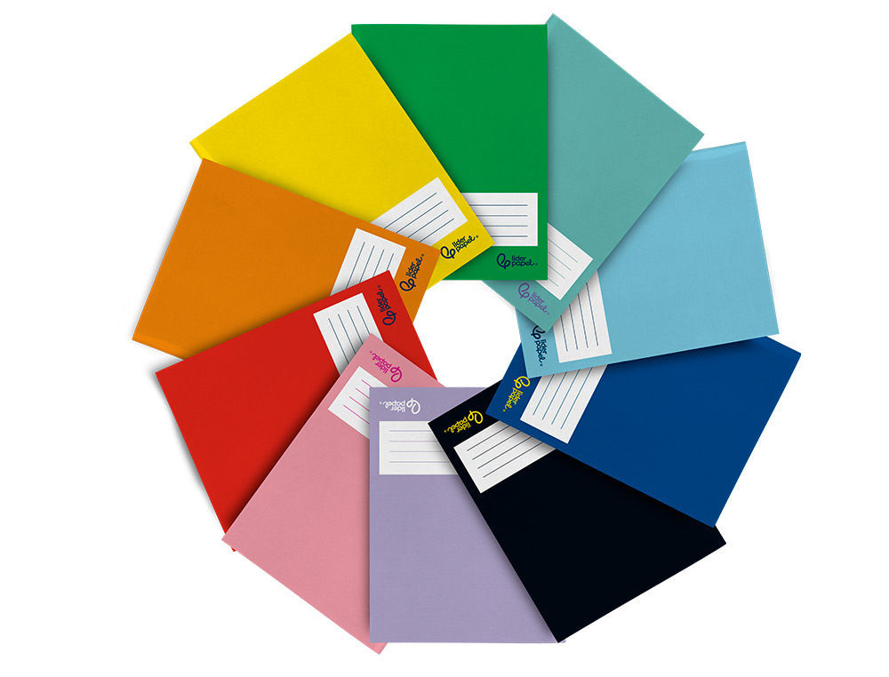 CADERNO AGRAFADO LIDERPAPEL SMART DIN A5+ 48 F 75GR QUADRICULA 5MM COM MARGEM CORES SORTIDAS