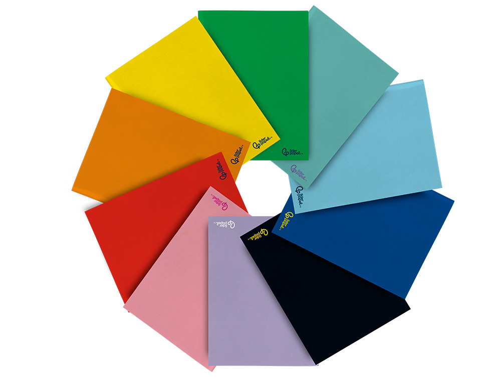 CADERNO AGRAFADO LIDERPAPEL SMART DIN A4 48 F 75GR PAUTADO COM DUPLA MARGEM CORES SORTIDAS