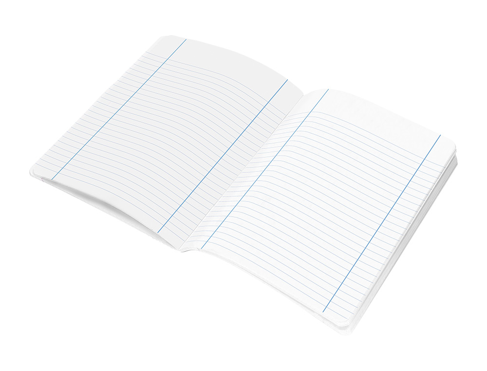 CADERNO AGRAFADO LIDERPAPEL SMART DIN A4 48 F 75GR PAUTADO COM DUPLA MARGEM CORES SORTIDAS