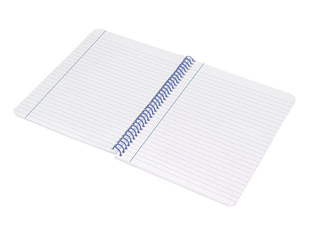 CADERNO ESPIRAL LIDERPAPEL WONDER DIN A4 CAPA PLASTICO 80F 90GR PAUTADO COM MARGEM COR AMARELO