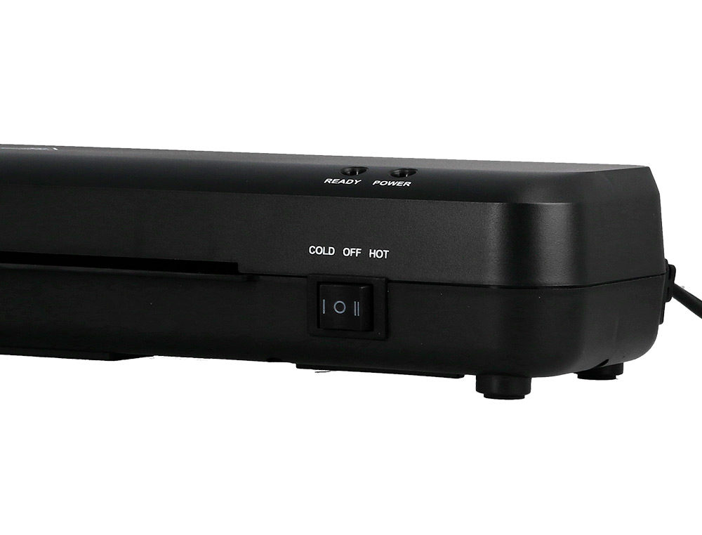 PLASTIFICADORA Q-CONNECT COMPACTA KF19061 DIN A4 PLASTIFICADO QUENTE/FRIO LUZES READY/POWER 2 ROLOS