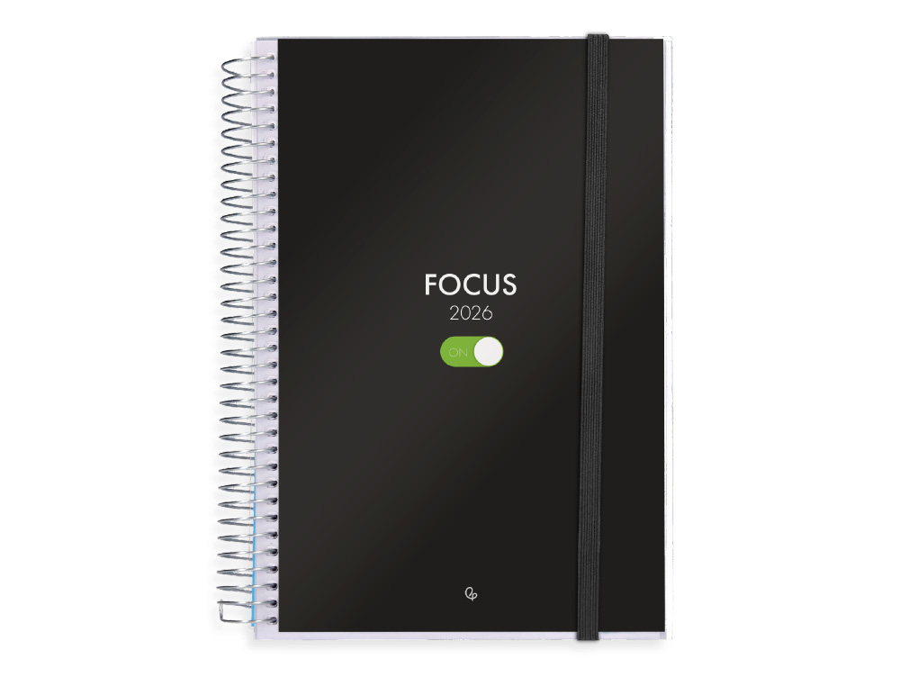 AGENDA ESPIRAL LIDERPAPEL TINOS A5 2026 SEMANA VISTA DESIGN 1 PAPEL 70 GR FSC