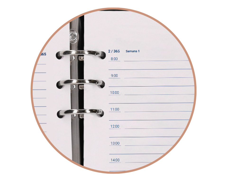 AGENDA ENCADERNADA LIDERPAPEL TARENTO 15*21 2026 DIA PAGINA CINZA PAPEL 70 GR FSC