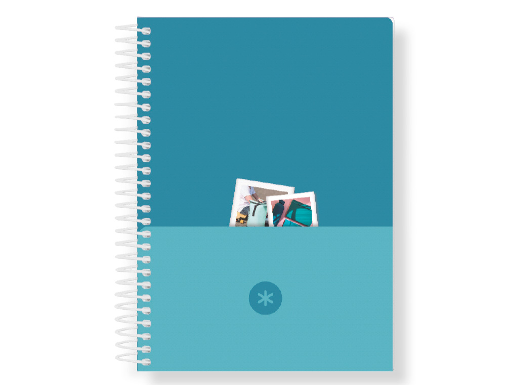 AGENDA ESPIRAL ANTARTIK ESSENTIALS A5+ 2026 DIA PAGINA PRETO PAPEL 80 GR FSC