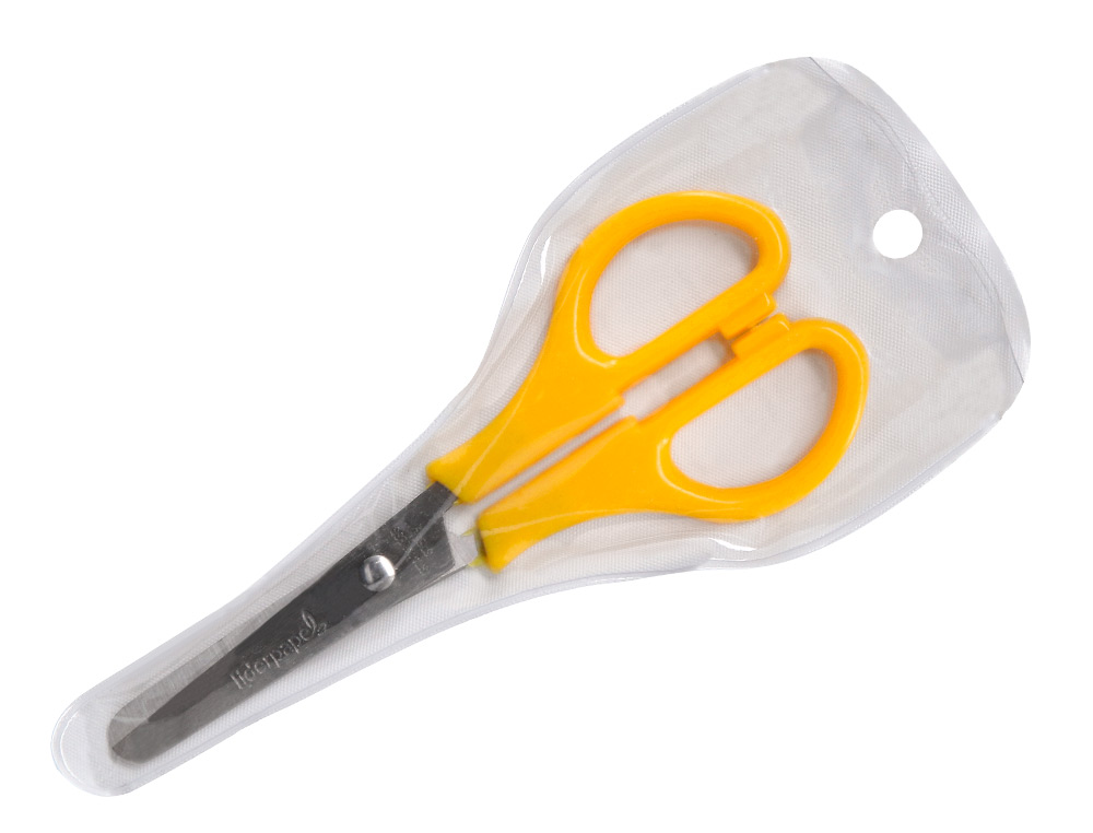 TESOURA ESCOLAR LIDERPAPEL COM PONTAS REDONDAS DE 140 MM